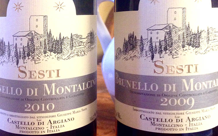 Sesti, Brunello di Montalcino, 2010 (or should that be 2009?)